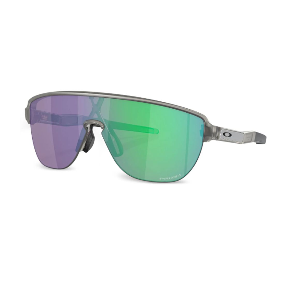 Oakley Logo Nylon Irregular Frame Sunglasses Men sunglasses Gray OO9248924814 40,Gray