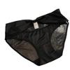Lady Summer Light Luxury Sexy Pure Desire Lace Satin Bow Hollow Net Gauze Ice Silk Briefs