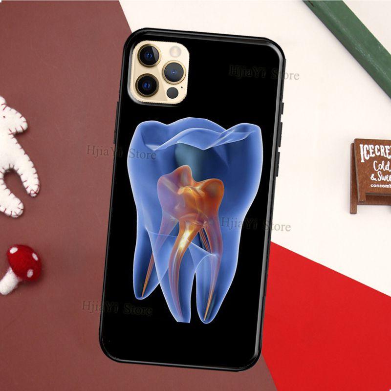 The Dentist Tooth Phone Case For iPhone 13 12 11 14 Pro Max Mini XS X XR 6S 7 8 Plus SE 2020 Soft Cover Case