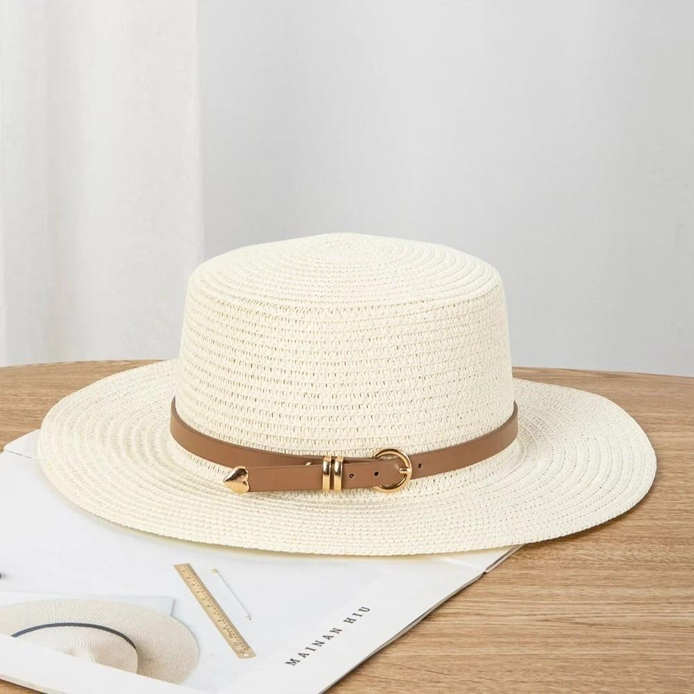 Wide-Brimmed Sun Hat Foldable Beach Hat New Straw Hat Summer