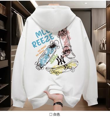 Kapuzenpullover für Damen und Herren, amerikanischer Retro-Stil, locker, Rundhals, lässig, langärmelig, Frühling und Herbst, trendige Jacken