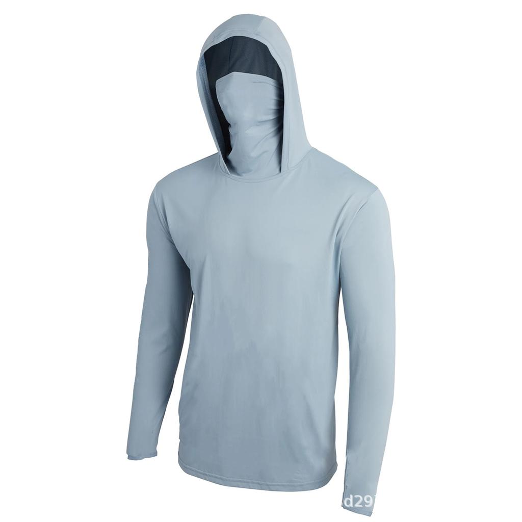 Fishing Suit Fly Fishing Luya Hoodie Summer Men's Long Sleeve Sunscreen Clothing Hood Mask Support Labeling