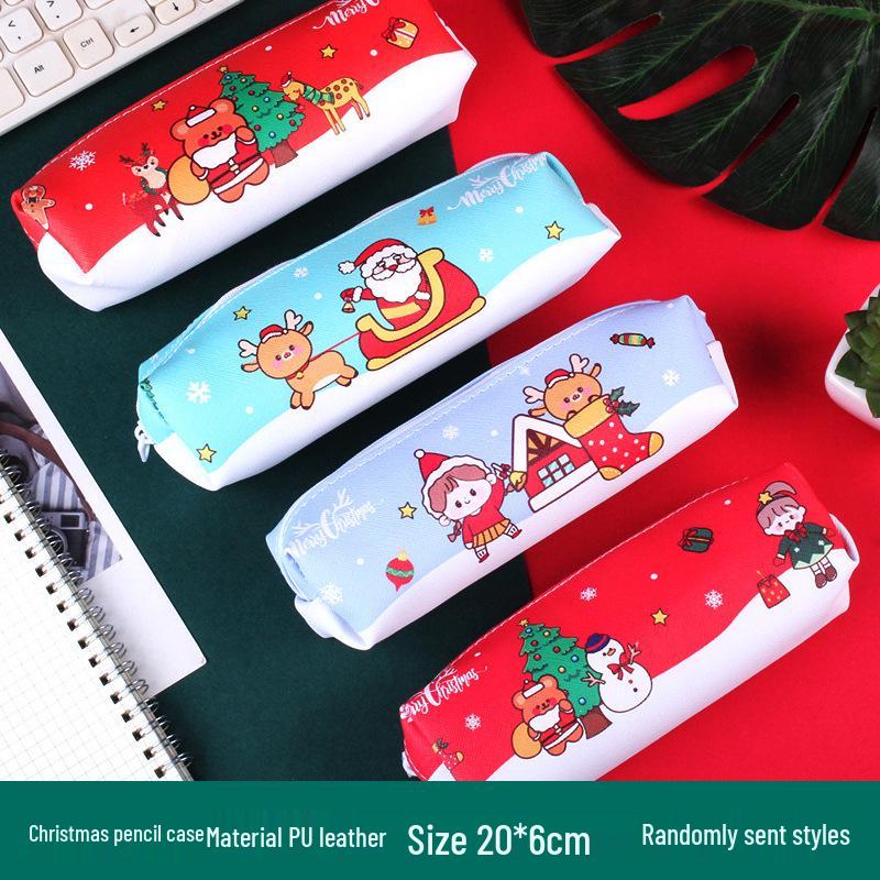 Ten-Color Cartoon Ballpoint Pen - Cute Christmas Gift for Kids and Students