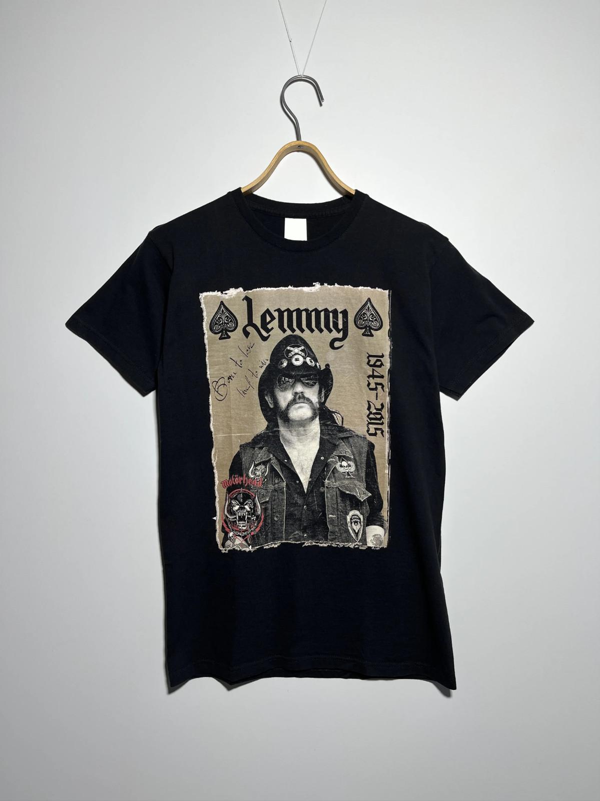 Motorhead Lemmy Kilmister Heavy Cotton Black Unisex T-shirt Size S-5XL XXXL