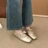 Fashion Fashion Butterfly-Knot Women Mary Janes Flats Shoes Casual Soft Female Slip On Footwear Shallow Ladies Flats With Shoes