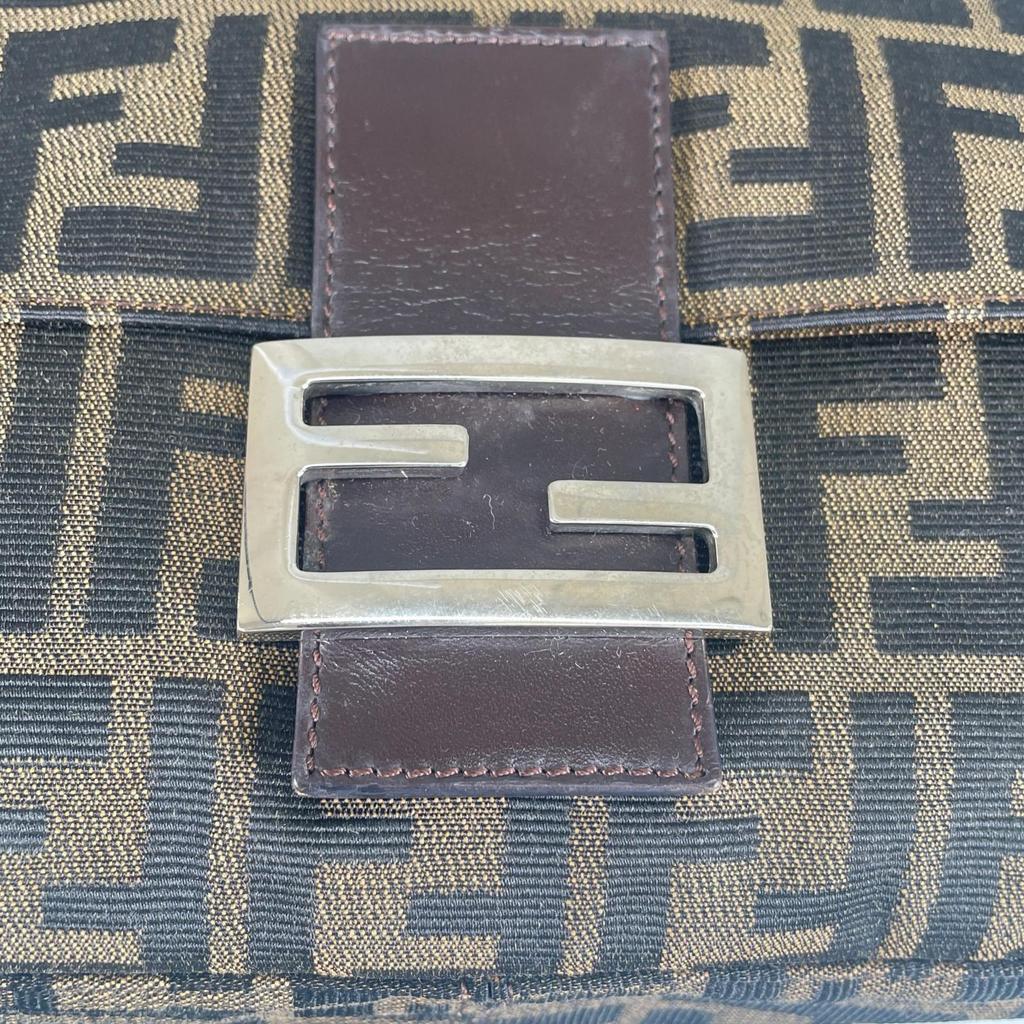 FENDI Mamma bucket Handbag Brown Women used