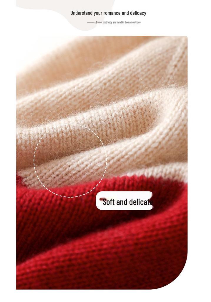 Women's High-End Cashmere Knit Pom-Pom Hat - 2025 Autumn/Winter Collection