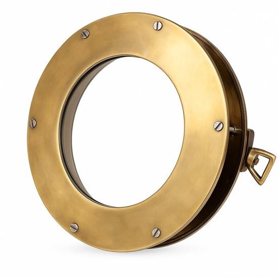 30.48 cm Rustic Nautical Porthole Window Solid Aluminum, Maritime Wall Decor Home Office Decor Wedding Anniversary Christmas New Year Biethday Gift