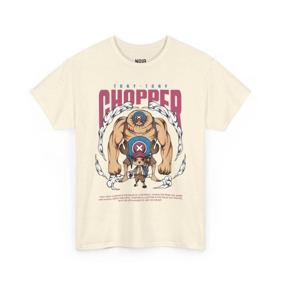 One Piece Tony Tony Chopper Pure Cotton Tshirt Men and Women Anime Style Fashion Comfortable Casual Short Sleeved Tshirt