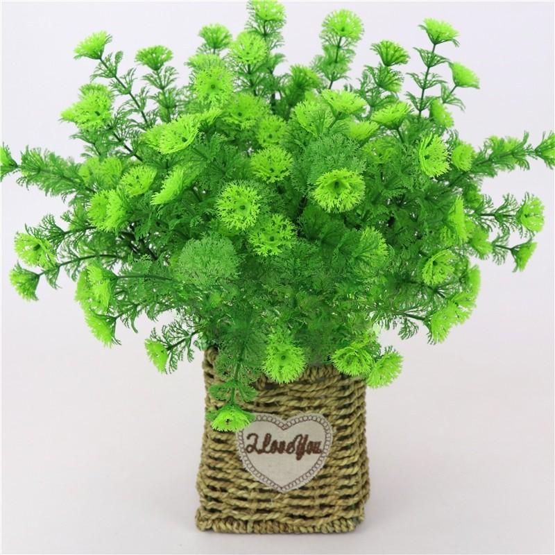 Decor Pinus Plastic Wangii Plant Wedding Table Settings Hotel Green Walls