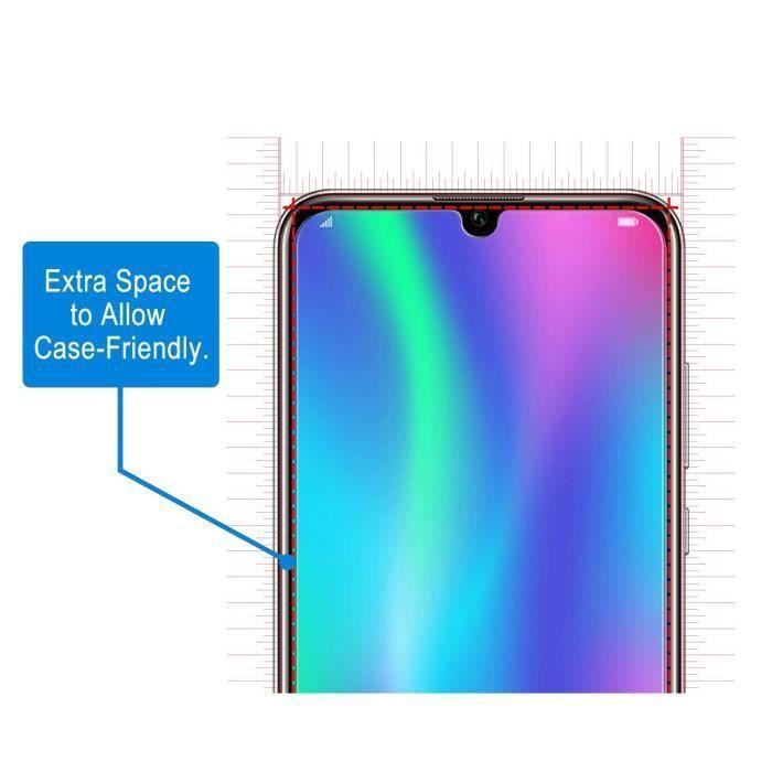 Film Vitre Protection Ecran - Phonillico® - HUAWEI P SMART 2019 - Verre Trempé - Résistant aux rayures - Pack 1
