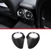 ABS Carbon Fiber For Alfa Romeo Giulia 2017- Car Rear Row Air Conditioning Vent Outlet Cover Trim Auto Interior Accessories
