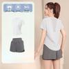 Women's High-End Short-Sleeve Sport T-Shirt & Fitness Set - Breathable, Quick-Drying Yoga and Running Wear