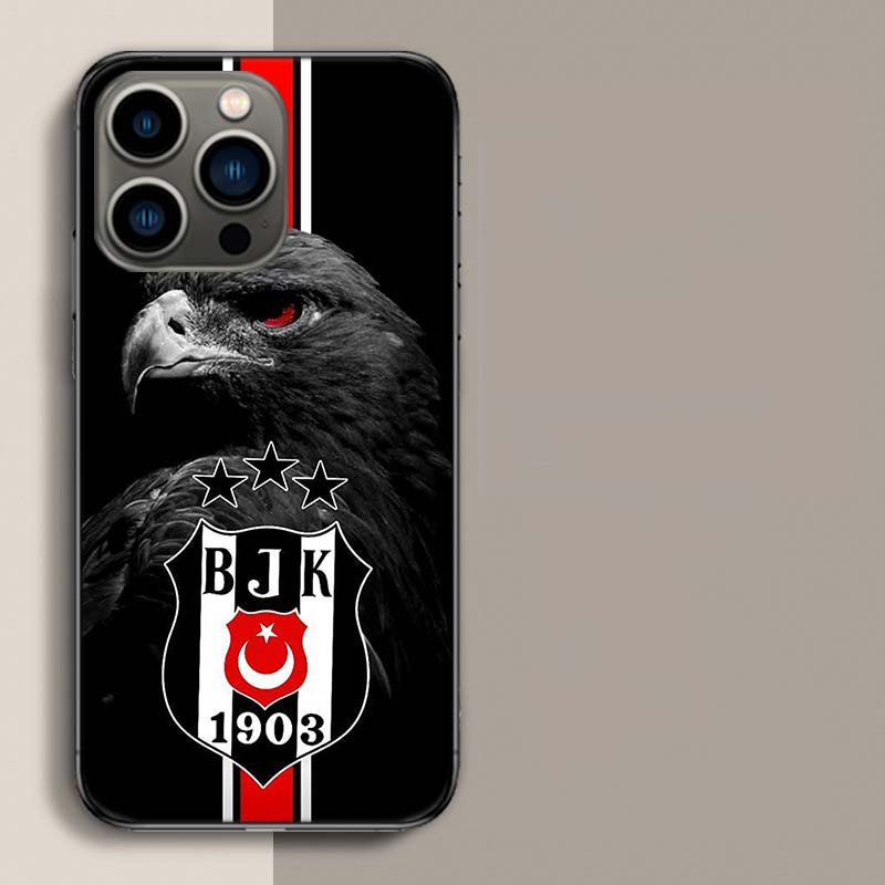 

Модный Чехол для Телефона Besiktas BJK Для Iphone 17 Air 15 Pro 14 Plus 16 Pro Max 12 13 Mini 11 16E X XS Чехол Милый Fundas iPhone 11