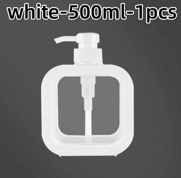 300/500ml Badkamer Zeepdispensers Hervulbare Lotion Shampoo Douchegel Houder Draagbare Reizen Dispenser Lege Bad Pomp Fles