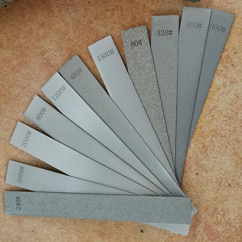 1 Stück - 4 Stück Set Diamantstein Ohne Basis Stange Gebrauchtes Messerschärfer Diamant Schleifstein Schleifstein Schärfstein Stangen