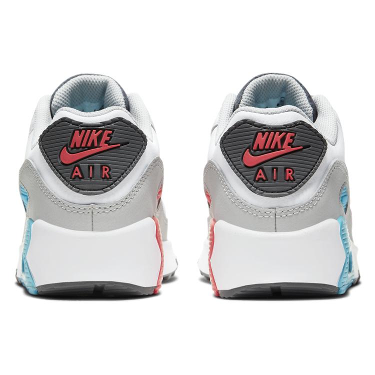 Nové Nike Air Max 90 Leather Bílé Chlór Modré GS CD6864-108