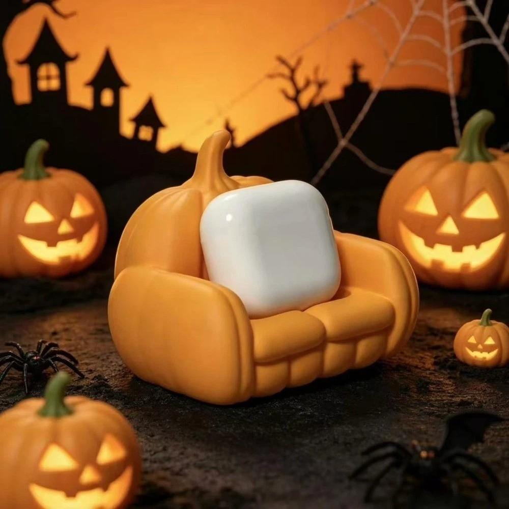 Realistic 3D Printing Pumpkin Decorations Spooky Design Ghost Pumpkin Storage Tray  Gift