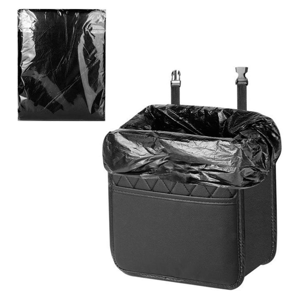 Leather Car seats Back Organizes with Spacious Pockets Convenient Storage Organizes for Bottles Toy Documents