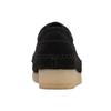 Clarks Originals Two-Layer Cowhide Vintage Fashion Comfortable Low-Top Casual Shoes Women sneakers Black 261732554
