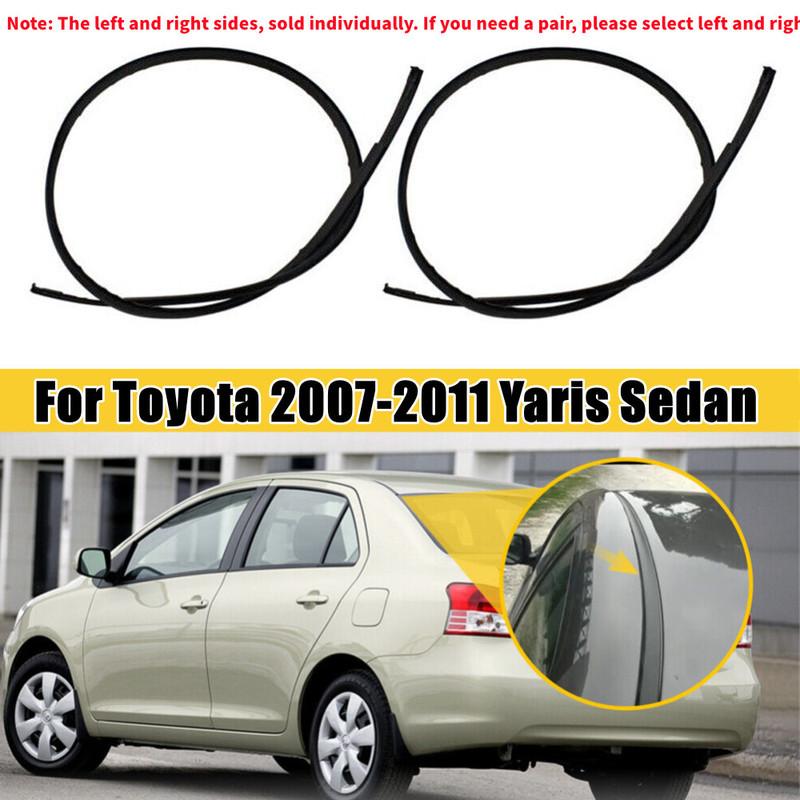 1PCS 7555152160 7555252140 For Toyota Yaris Sedan 2007 2008 2009 2010 2011 Roof Rubber Drip Side Finish Moulding Seal Strip Trim Left
