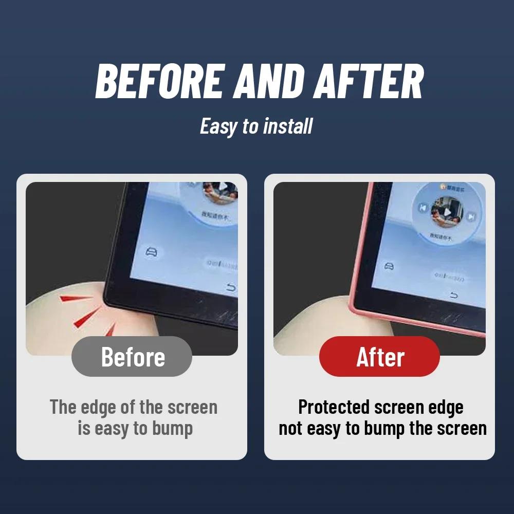 For BYD Seagull Silicone Protective Frame Edge Central Control Display Navigation Screen Protector Accessories