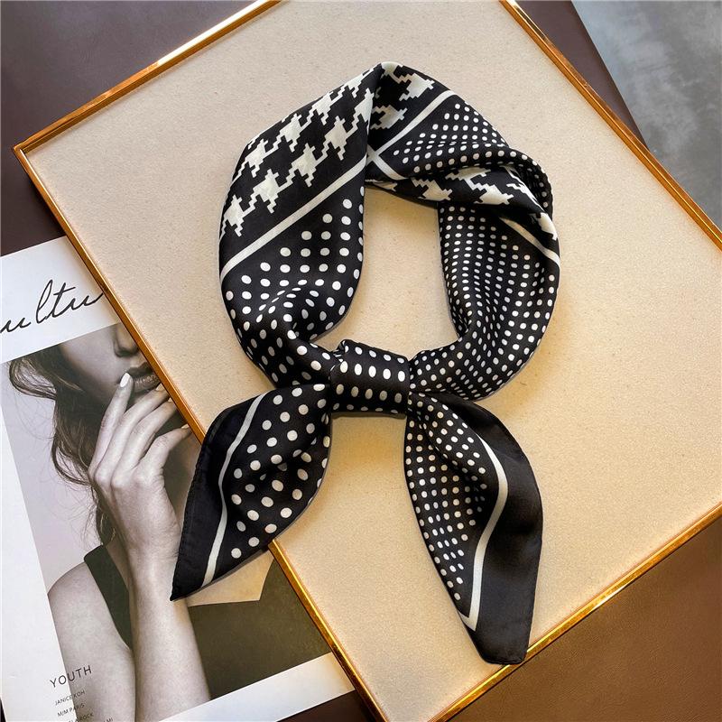 

70 * 70 см новый шелковый маленький квадратный шарф для защиты шеи женщин профессиональный шарф универсальный шарф для волос шарф 70*70cm