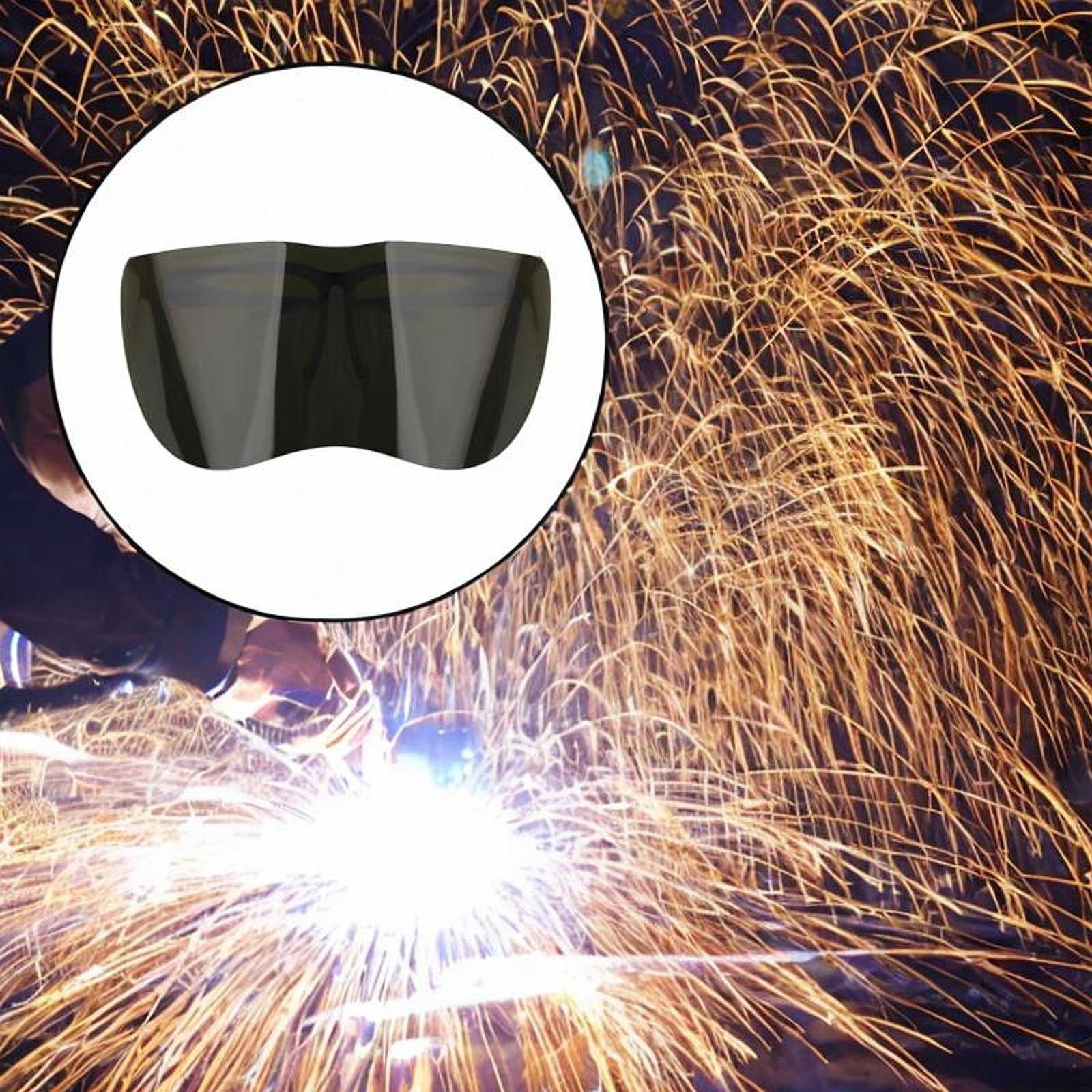 

Welding Goggles Sturdy Portable for Welder Eyewear Anti Scratch Lens чорний