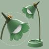 Rechargeable Battery Flower Shaped Lamp Adjustable Bedside Reading Lamp LED Desk Lamp  Night Light