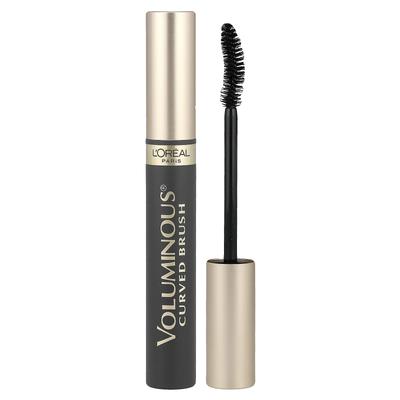 L'Oréal, Voluminous®, Curved Brush Mascara, 340 Black, 8 Ml (0.28 Fl Oz)