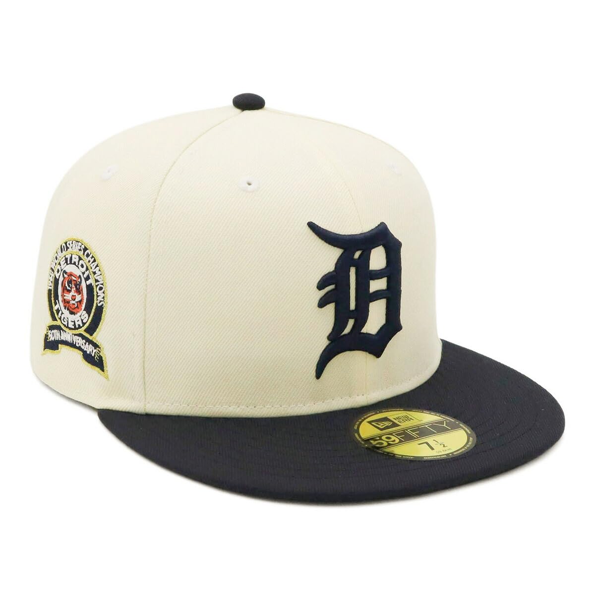 

New Era 59FIFTY Cap by MLB Detroit DET Side Exclusive to and Side Flat Summer Sun UV Stylish Various Styles (70823756, NER35C6581) Tigers,