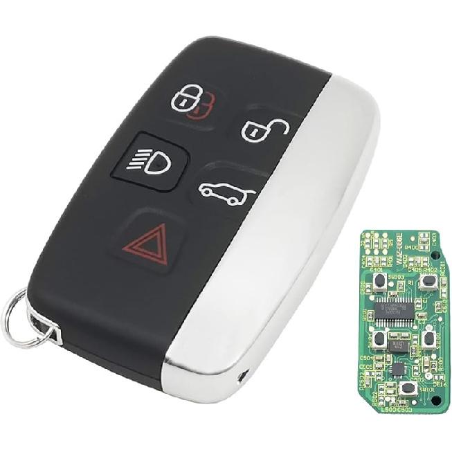 Replacement Key Fob fit for 2012-2016 Land Rover LR2 LR4 fit for 2012-2017 Range Rover Sport Evoque 5 Button (KOBJTF10A)