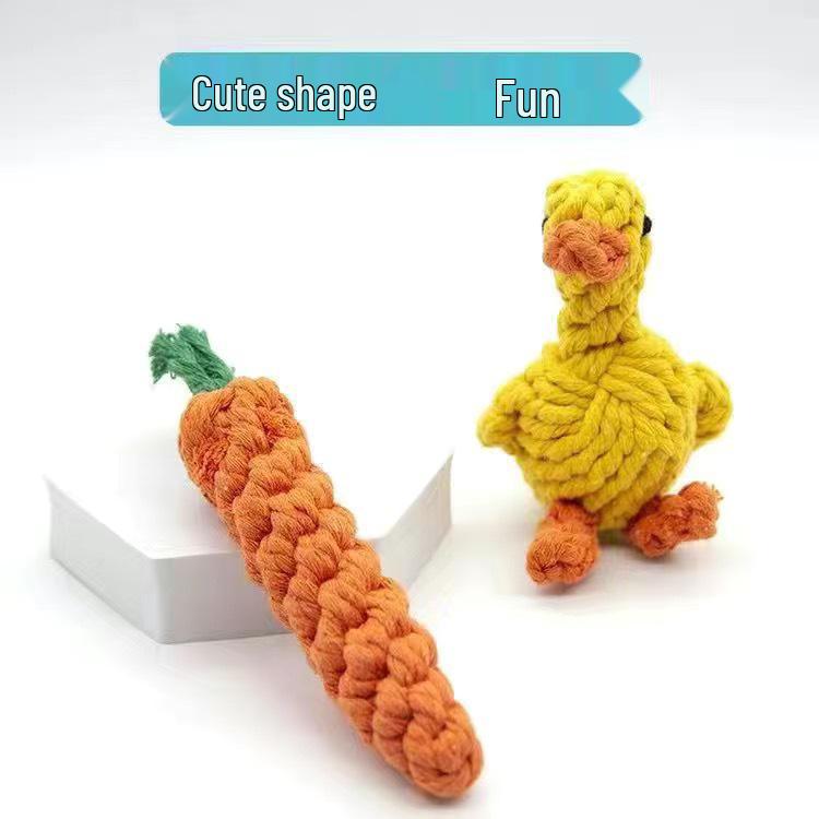 Durable Cotton Rope & Frisbee Toy Set for Small to Medium Dogs