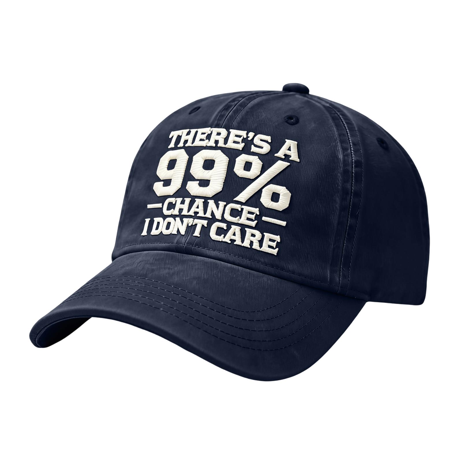 

Washed Cotton Baseball Cap With Printed Distressed Soft Top Denim Hat, Vintage Hat One Size тёмно-синий