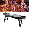 Charcoal Barbecue Grill, Foldable Stainless Steel Laptop Charcoal Barbecue Grill, Even Heating for Parties