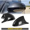 Carbon Fiber Pattern Side Mirror Cover Caps Compatible with BMW 2005-2008 E90 E91 / 2006-2009 E92 E93 PRE-LCI