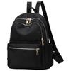 Lebonarie Backpack, Black, Lightweight, Women's, Large Capacity, Stylish, Pockets, Perfect for School or Commuting, Simple, Water-Repellent, Casual,
