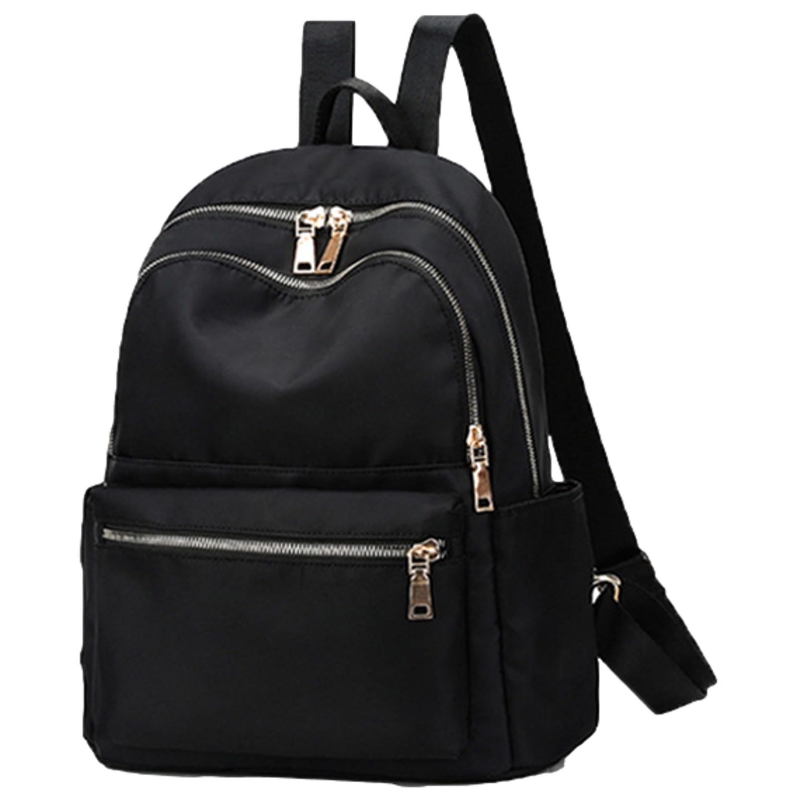 

Lebonarie Backpack, Black, Lightweight, Women s, Large Capacity, Stylish, Pockets, Perfect for School or Commuting, Simple, Water-Repellent, Casual,