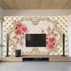 3D Photo Wallpaper For Walls Home Decor 3D Red Rose Flowers Living Room Sofa Bedroom TV Background Wall Mural Wallpaper