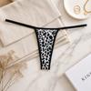 Dots Women Thongs Seamless Leopard Panties Breathable Striped Print Briefs  Fitness Wear