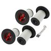 1/2/4ks Sada HEPA filtrů Pro Bosch Unlimited Pro Gen2 Série 8 Filtr S Čisticím Kartáčkem Sítko Síťka Příslušenství k Vysavači
