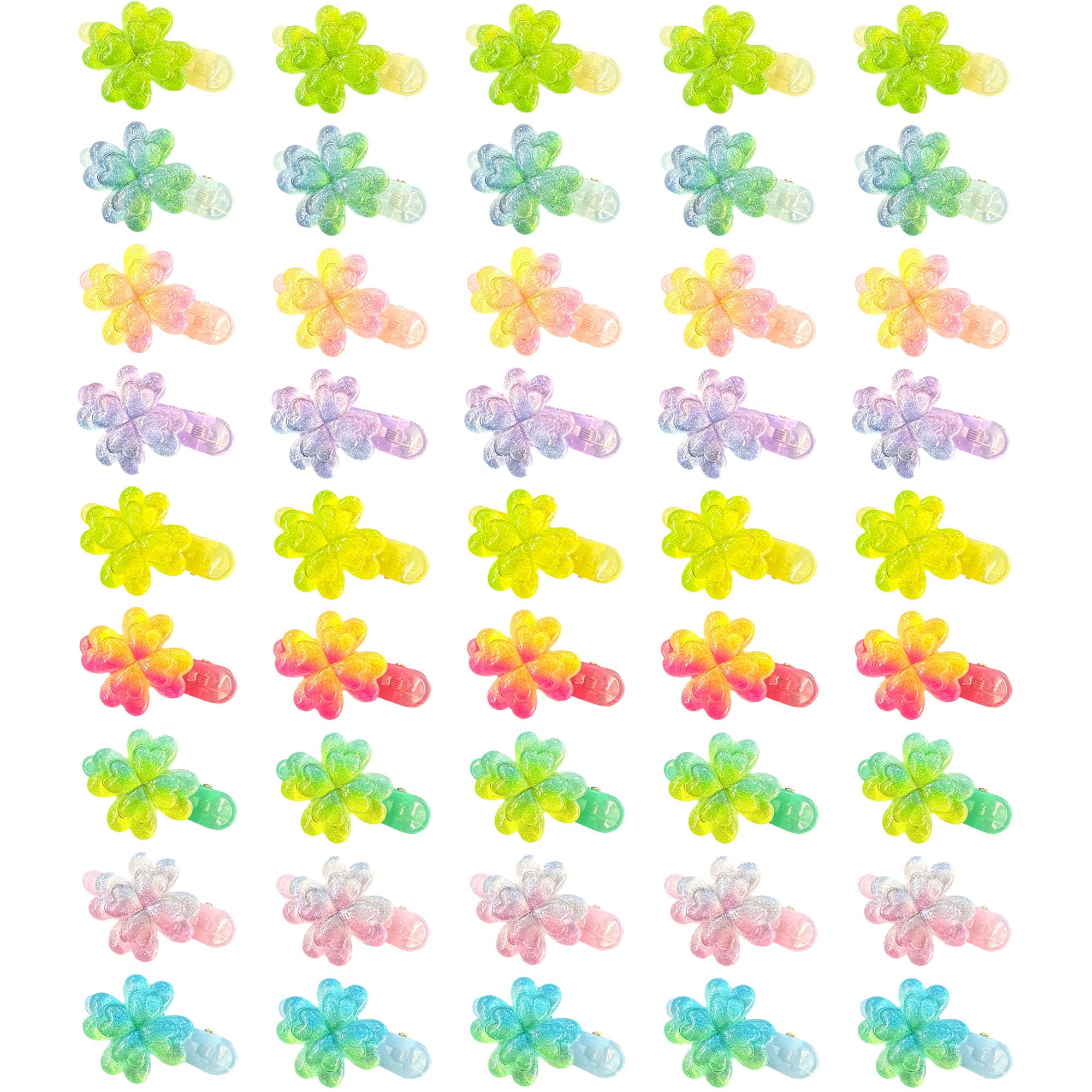 

Hair Floral Clover 9 Types x 5 Piece Total of 45 Pieces Sales Large Girls Hairpin Hair Accessories Bonus Clip, Pattern, Clover, Decoration, Set,