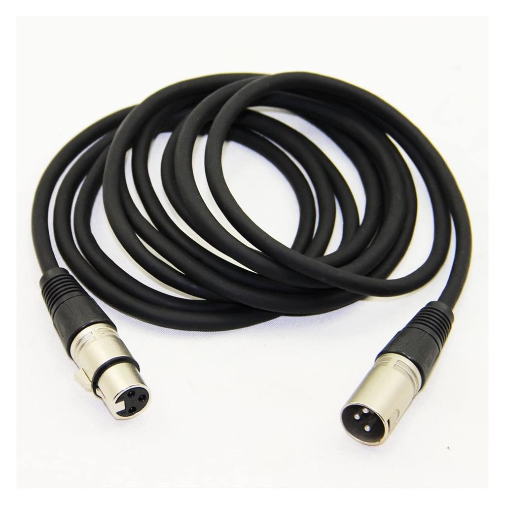 XLR Cable Male to Female M/F for Microphone Mixer TPE Material + OFC Copper 1m 1.8m 3m 5m 10m 15m 20m (5m 16ft)