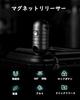 Keychain Magnetic Releaser Capacity Double Side Button Magnet Strong Lock Function Separate Quick Release Keychain Stylish Car Keychain Aluminum Black