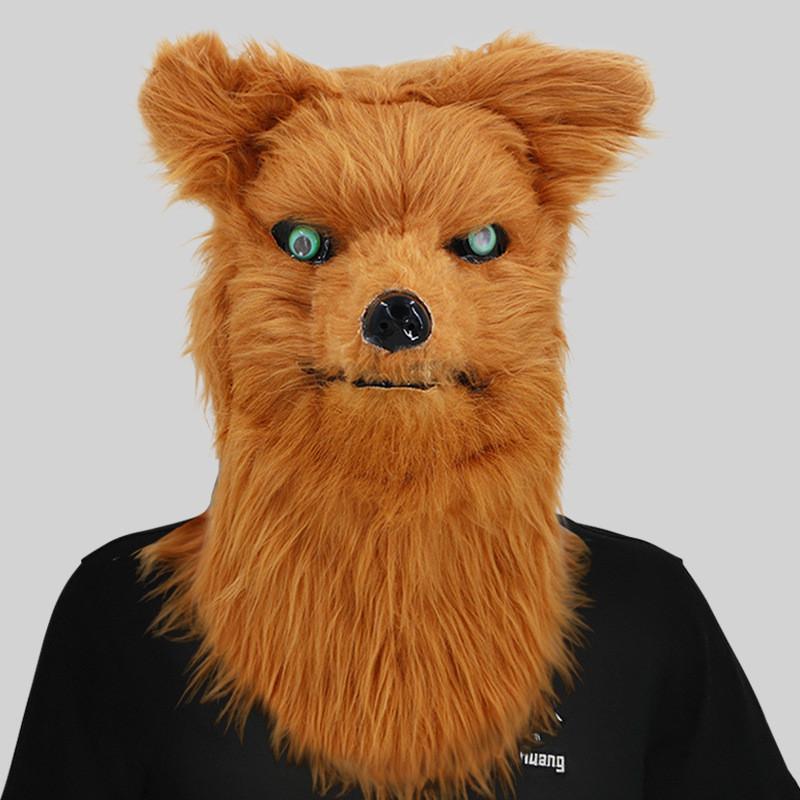 Funny Creative Mouth-opening Animal Head Mask For Costume Parties Halloween Celebrations