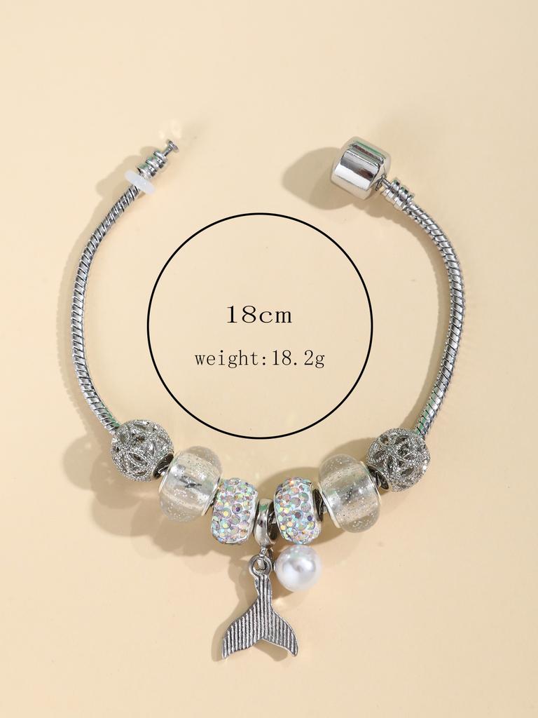 1 Women's European and American Trendy Mermaid Tail Bracelet for Dates, Travel Banquets, Parties, Holiday Outfits, Gifts
