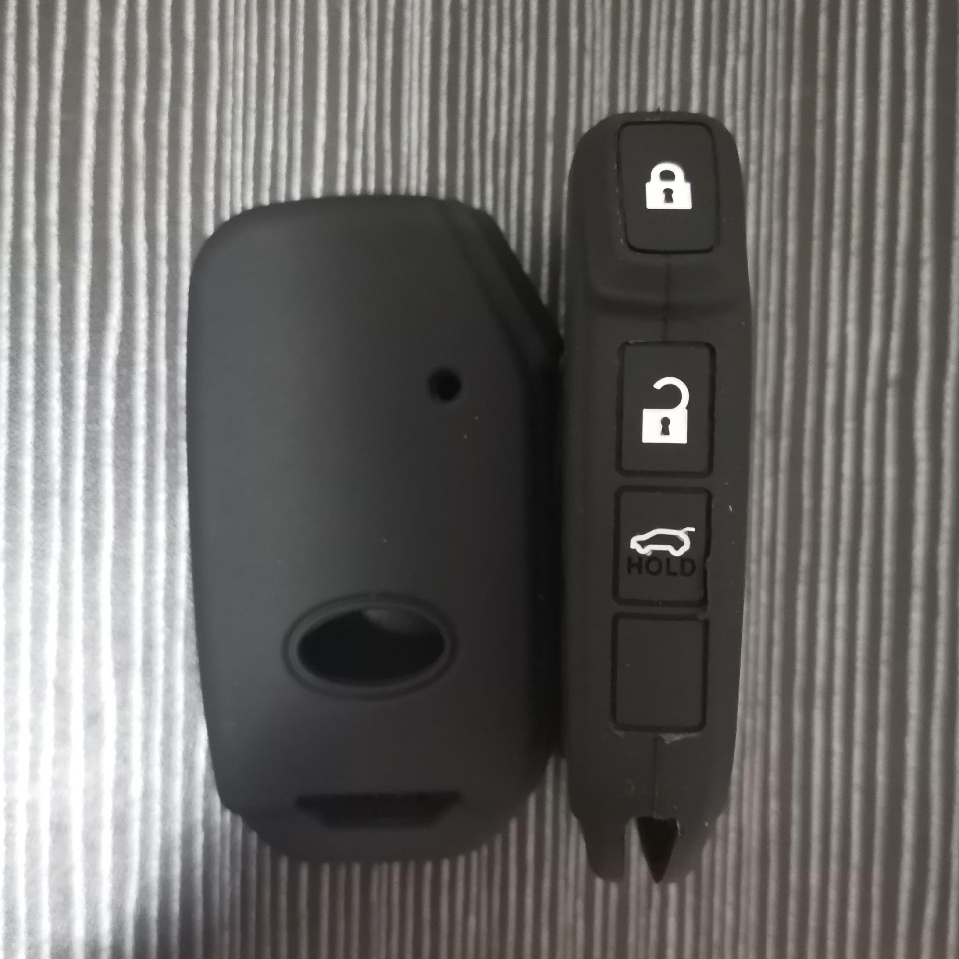 

Чехол для автомобильного ключа для Kia Ceed Soul Sportage Nq5 Niro Cerato Telluride K5 Sorento Seltos kx3 kx1 2022 2021 3 buttons -Black