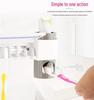 UV Toothbrush Sterilizer & Holder with Automatic Toothpaste Dispenser