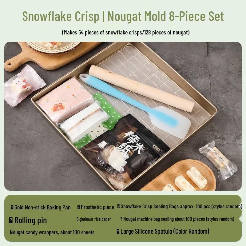 

Snowflake Crisp & Nougat Baking Mold