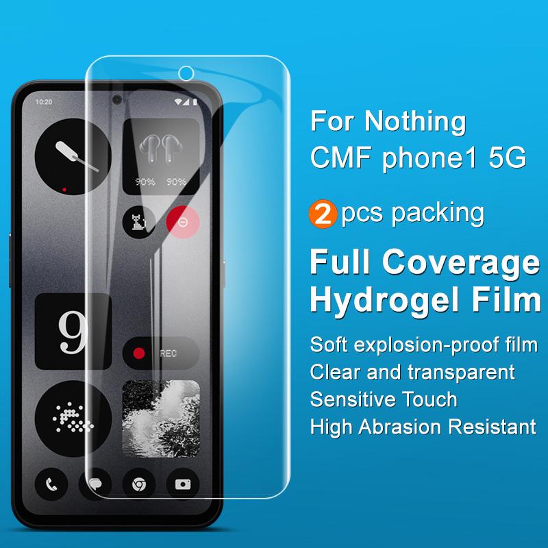 IMAK 2Pcs/Set Hydrogel Film III For Nothing CMF Phone 1 Full Screen Protector TPU Film HD Clear